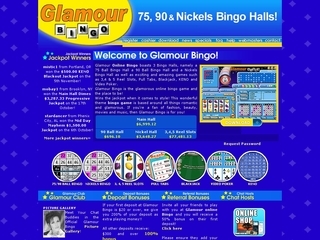 Glamour Bingo Lobby
